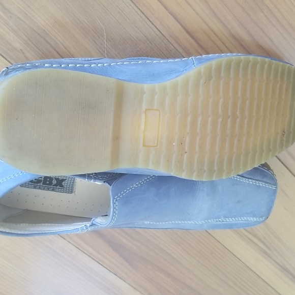 GBX Elite LEATHER BLUE LOAFERS MEN'S SHOES - Picture 5 of 8